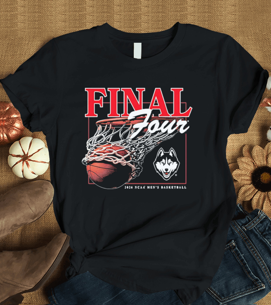 UConn Men's Basketball 2026 NCAA Final Four March Madness T-Shirt
