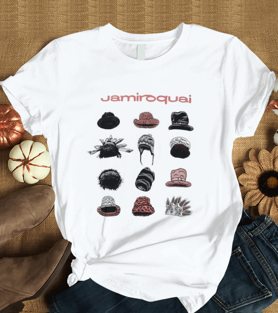 Jamiroquai Hat Collection Variety Styles T-Shirt