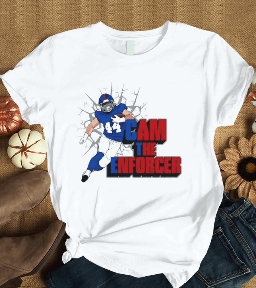 Cam The Enforcer New York Giants Football Player T-Shirt