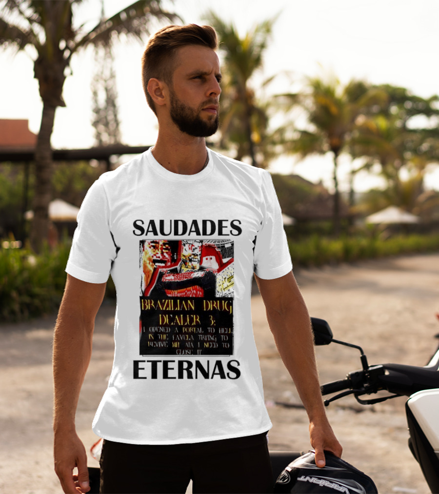 Saudades Eternas Brazilian Drug Dealer 3 Tarot T-Shirt