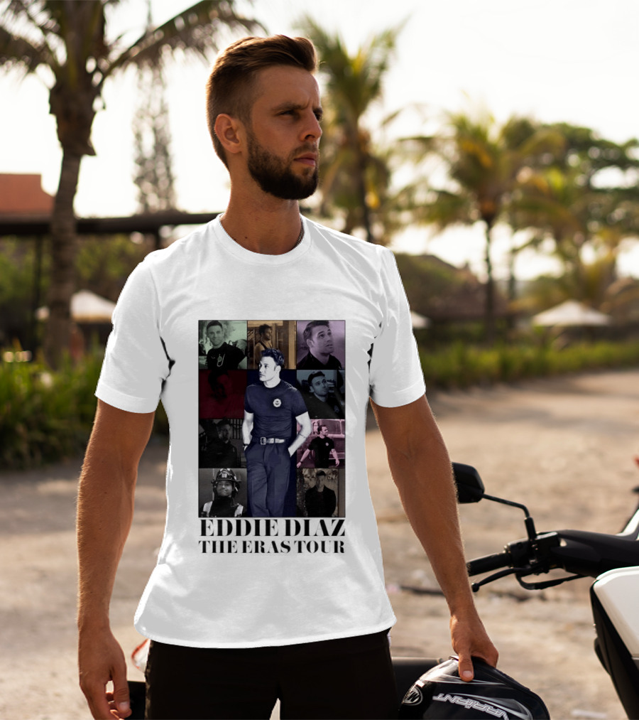 Eddie Diaz 911 TV Series The Eras Tour Collage T-Shirt