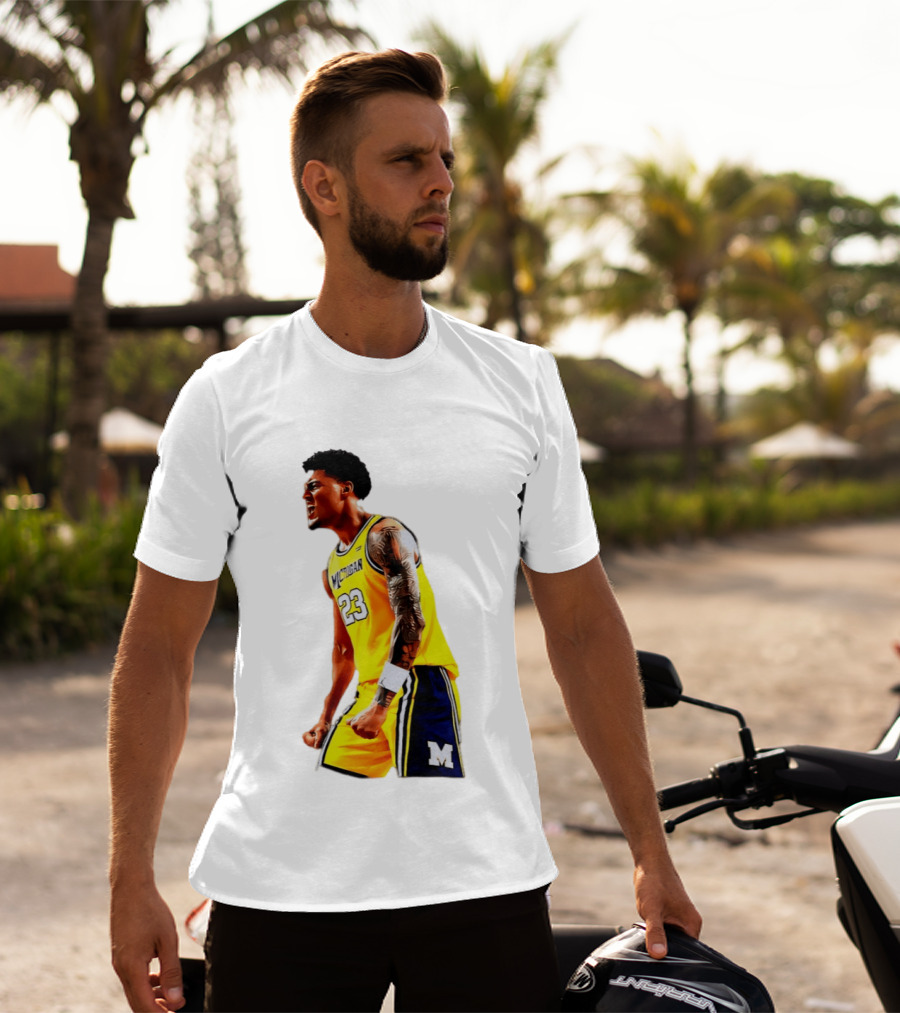 Yaxel Lendeborg Flex Motion Elite Energy Michigan Basketball 23 Jersey T-Shirt