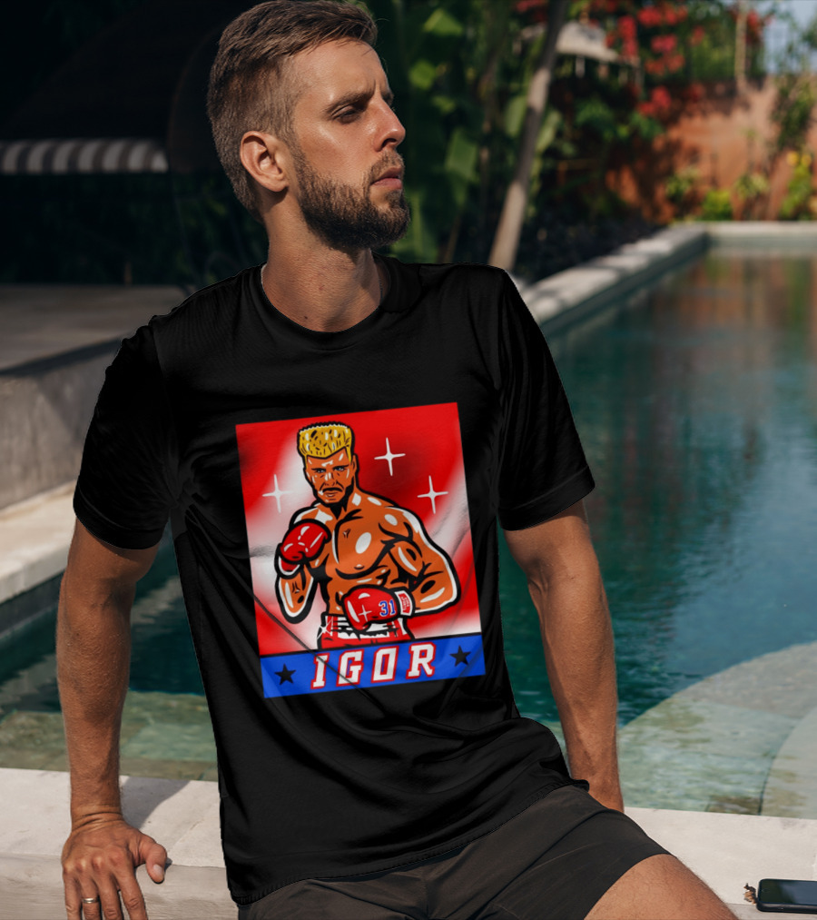 Igor Drago I Must Break You New York Rangers Boxing T-Shirt