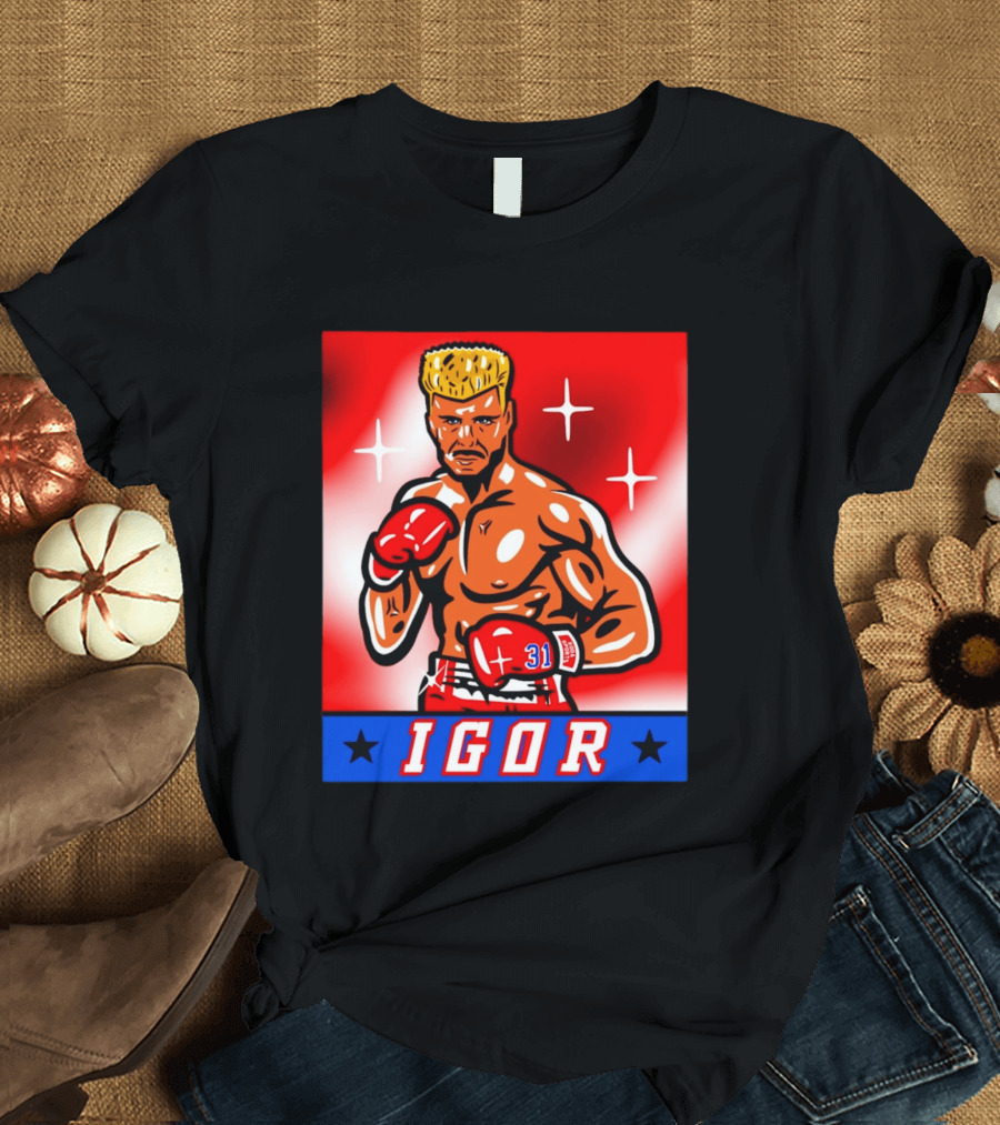 Igor Drago I Must Break You New York Rangers Boxing T-Shirt