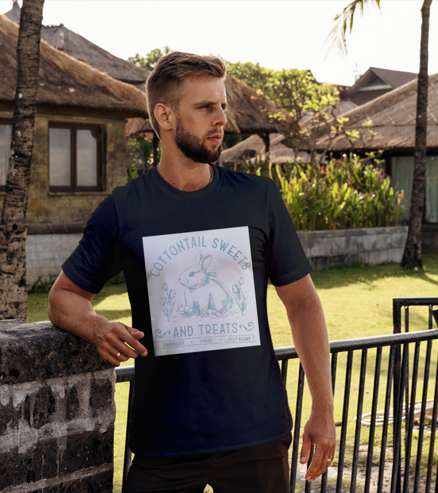 Cottontail Sweets And Treats Chocolate Candy Jelly Beans T-Shirt