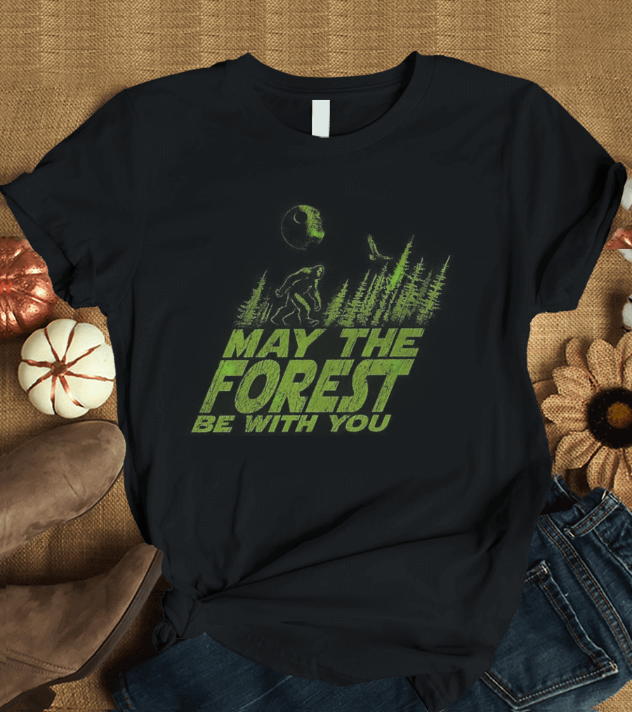 Forest Squatch May The Forest Be With You T-Shirt