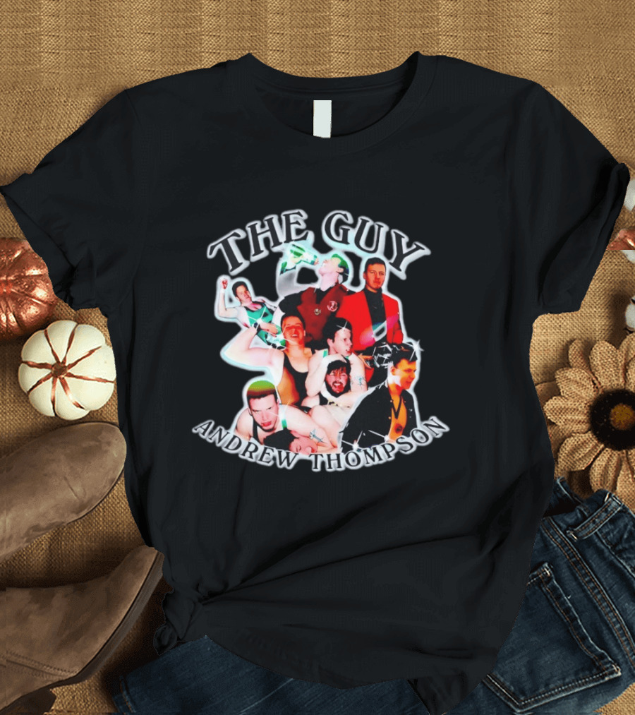 Andrew Thompson The Guy Birthday Celebration Collage T-Shirt