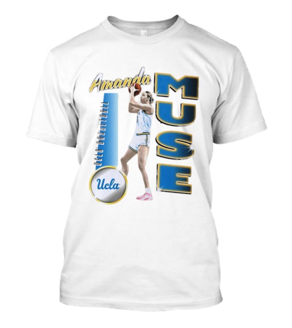 Amanda Muse UCLA Bruins Basketball Player Stylish Blue And Gold T-Shirt