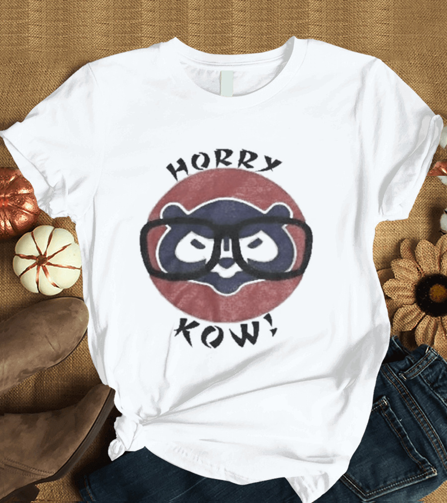Chicago Cubs Horry Kow Glasses Bear T-Shirt