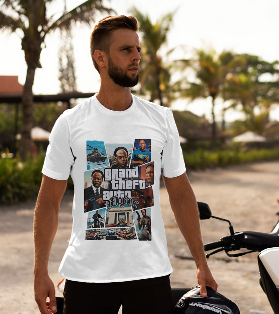 Grand Theft Auto Mordix Classic Crime Action Game T-Shirt
