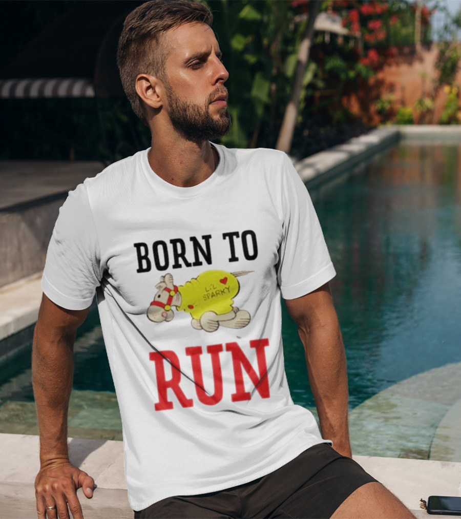 Born To Run Li'l Sparky Retro Cartoon T-Shirt
