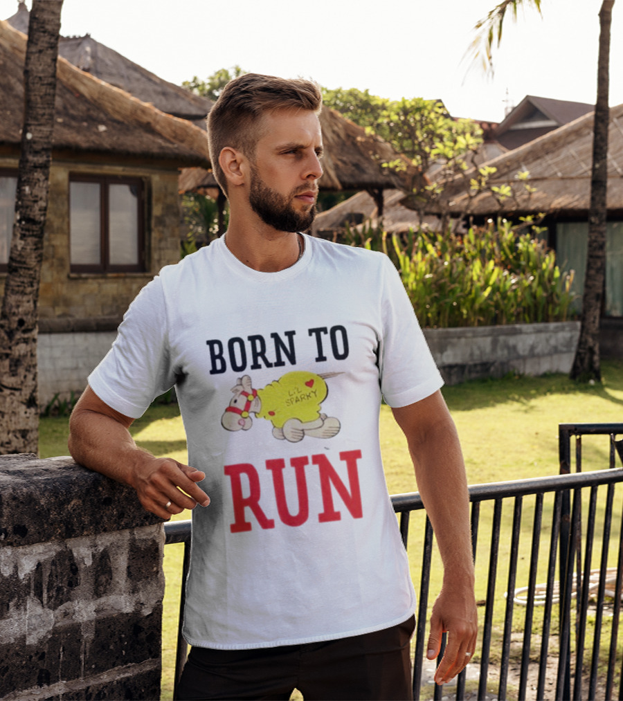 Born To Run Li'l Sparky Retro Cartoon T-Shirt
