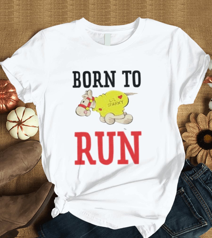 Born To Run Li'l Sparky Retro Cartoon T-Shirt