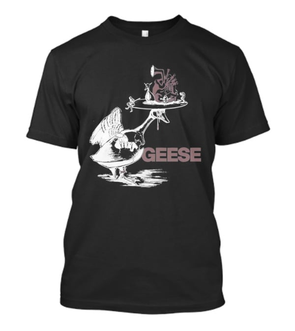 Geese Heart Platter Goose Head T-Shirt