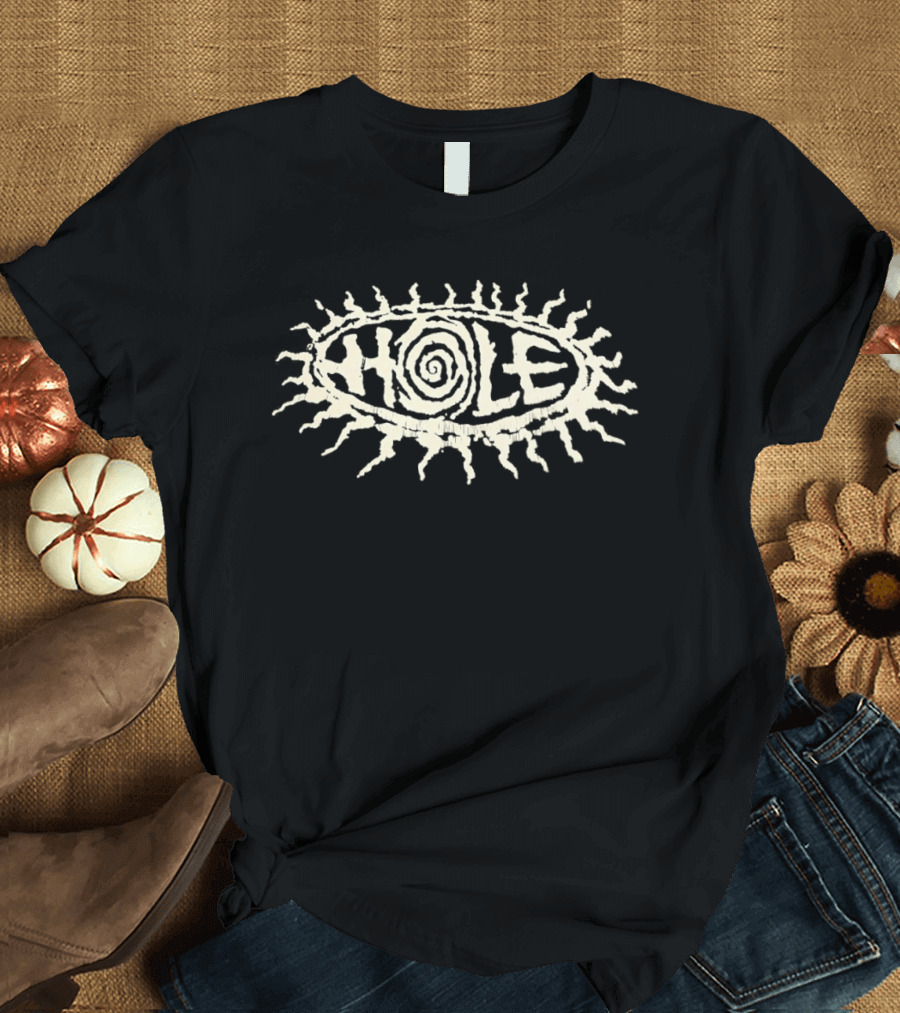 Hole Rock Band Spiral Sunburst T-Shirt