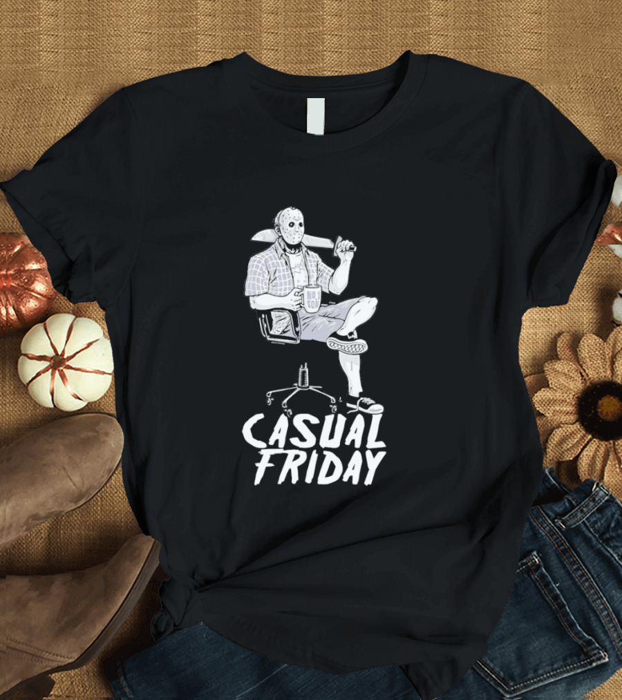 Jason Voorhees No Soi Casual Friday The 13th T-Shirt