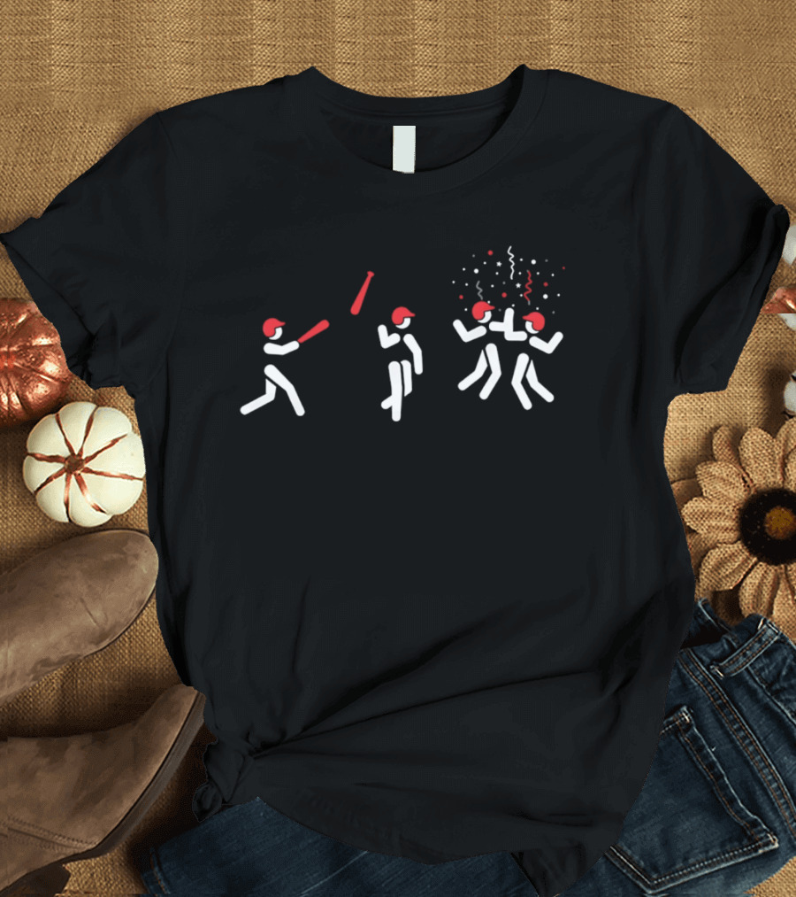 Dominican Baseball Guide USA Baseball Celebration T-Shirt