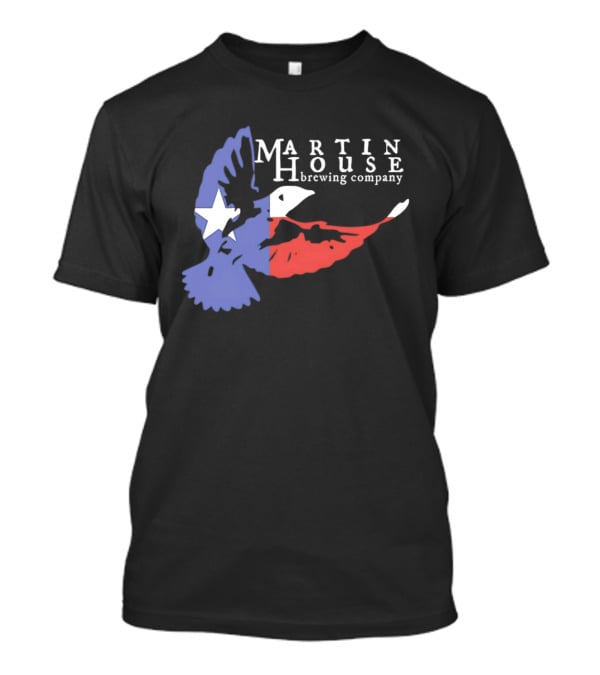 Martin House Brewing Company Texas Flag Bird T-Shirt