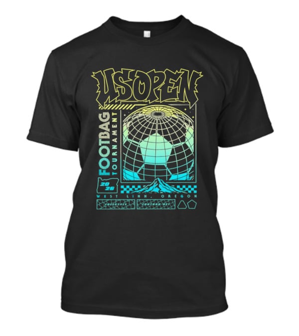 US Open Footbag Tournament 2026 West Linn Oregon Event T-Shirt