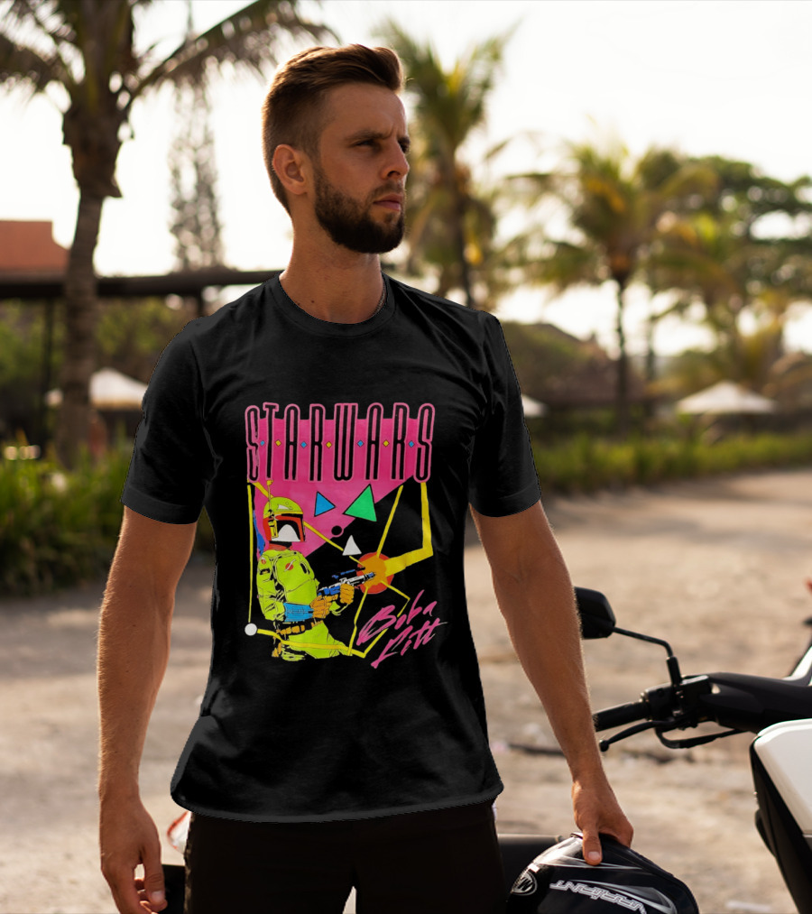 Star Wars Boba Fett Neon T-Shirt
