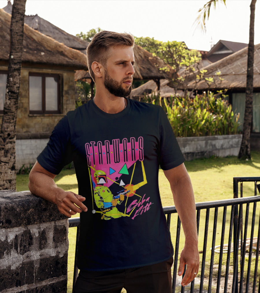 Star Wars Boba Fett Neon T-Shirt
