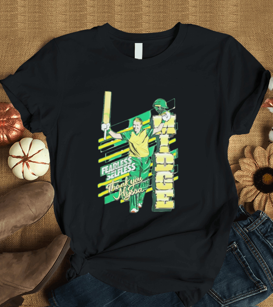 Fearless Selfless Thank You Alyssa Cricket Midge T-Shirt