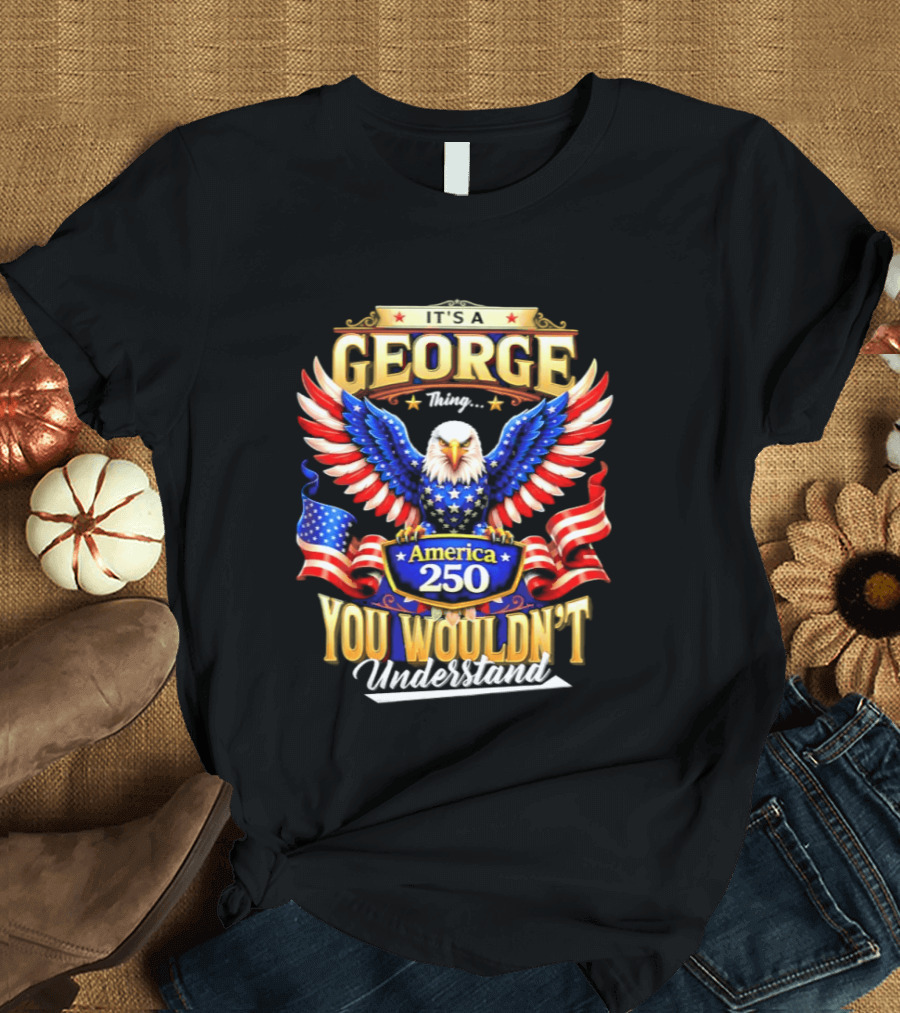 George America 250th Anniversary Bald Eagle You Wouldn't Understand T-Shirt
