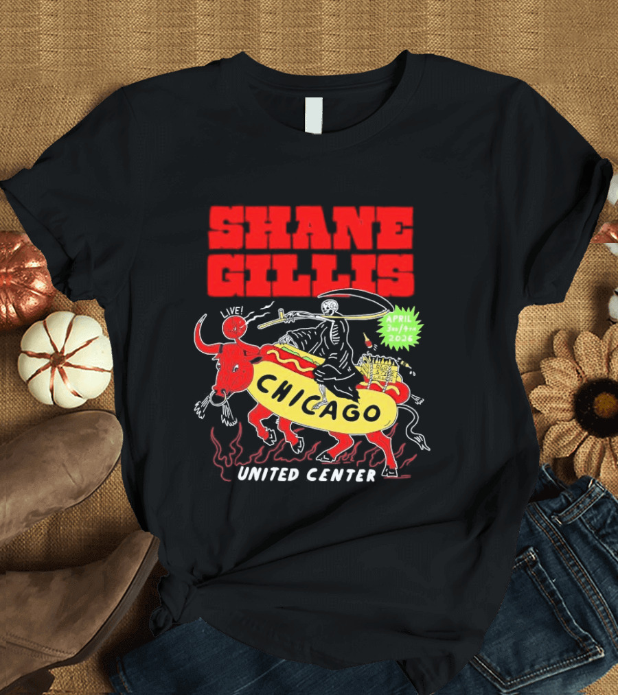 Shane Gillis Chicago April 3 4 2026 United Center T-Shirt