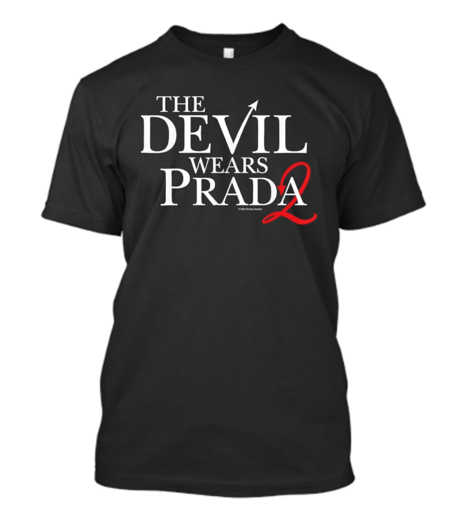 The Devil Wears Prada 2 Bold Red Number Arrow Concept T-Shirt