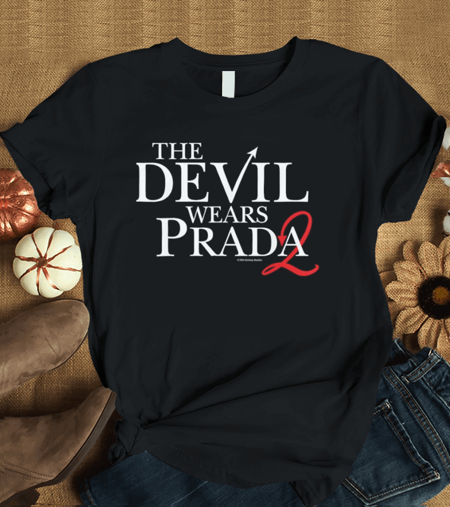The Devil Wears Prada 2 Bold Red Number Arrow Concept T-Shirt