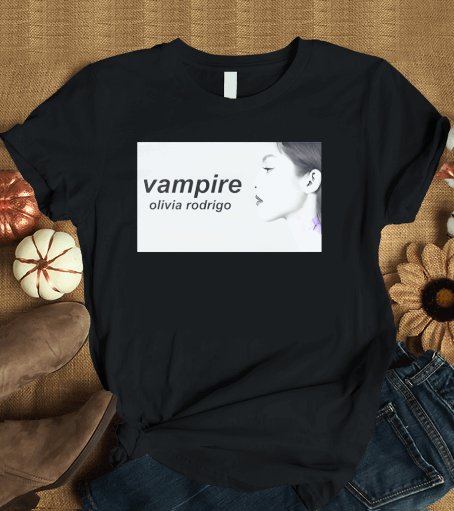 Vampire Olivia Rodrigo Pop Rock Side Profile T-Shirt