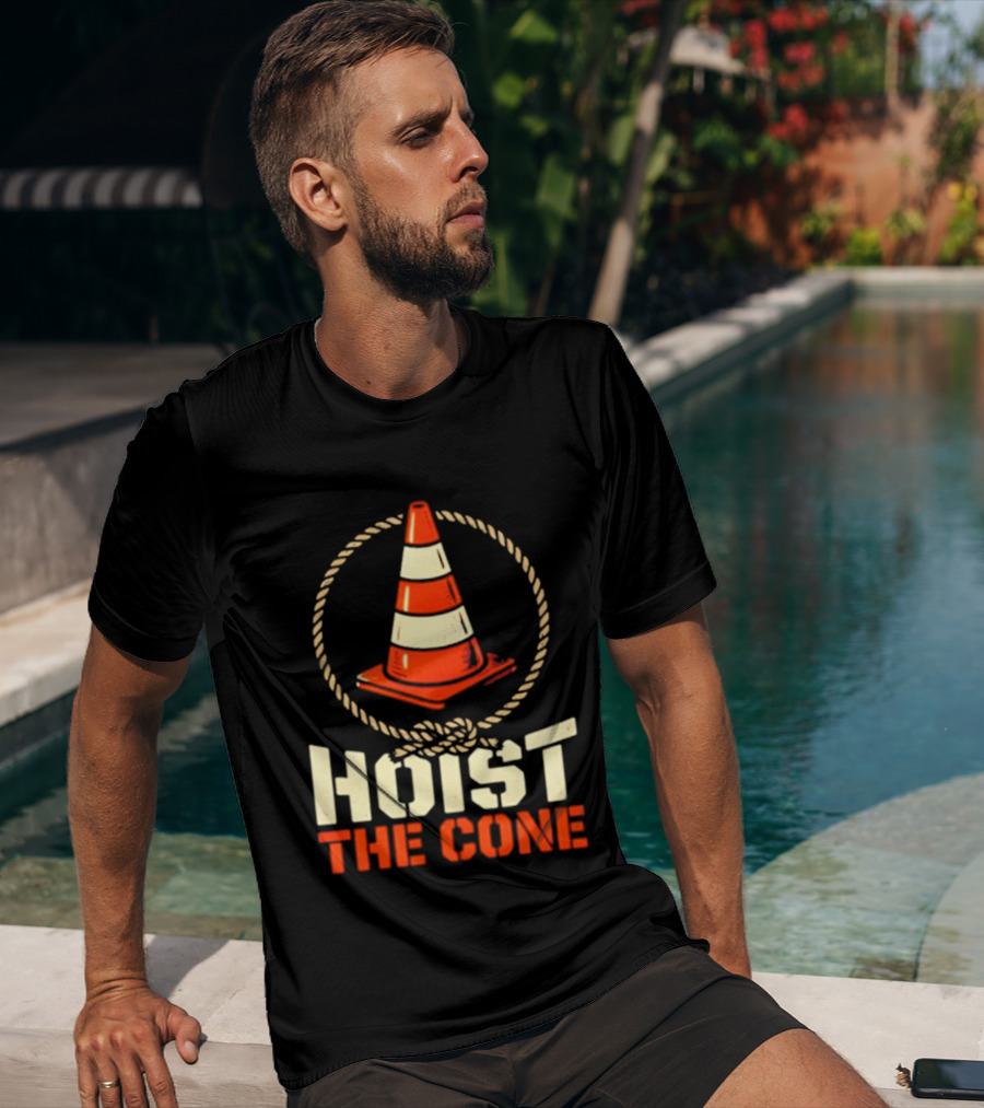 Pittsburgh Pirates Hoist The Cone Rope Traffic Cone T-Shirt