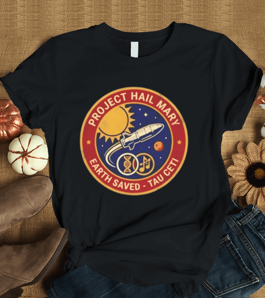 Project Hail Mary Earth Saved Tau Ceti T-Shirt