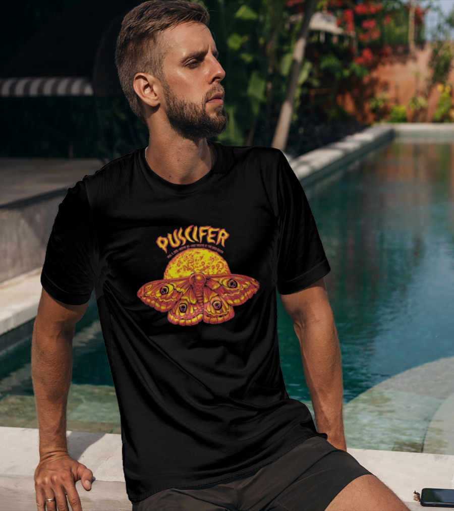 Puscifer Boch Center Wang Theatre Boston Moth Sunburst T-Shirt