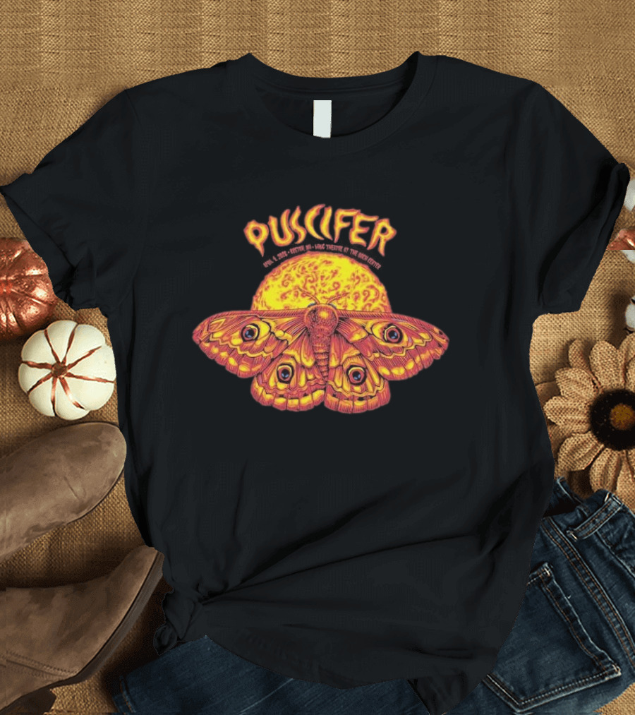 Puscifer Boch Center Wang Theatre Boston Moth Sunburst T-Shirt