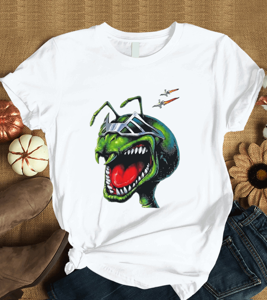 Hellstar Anthony Edwards Ant Man Alien Creature With Sunglasses And Spacecrafts T-Shirt