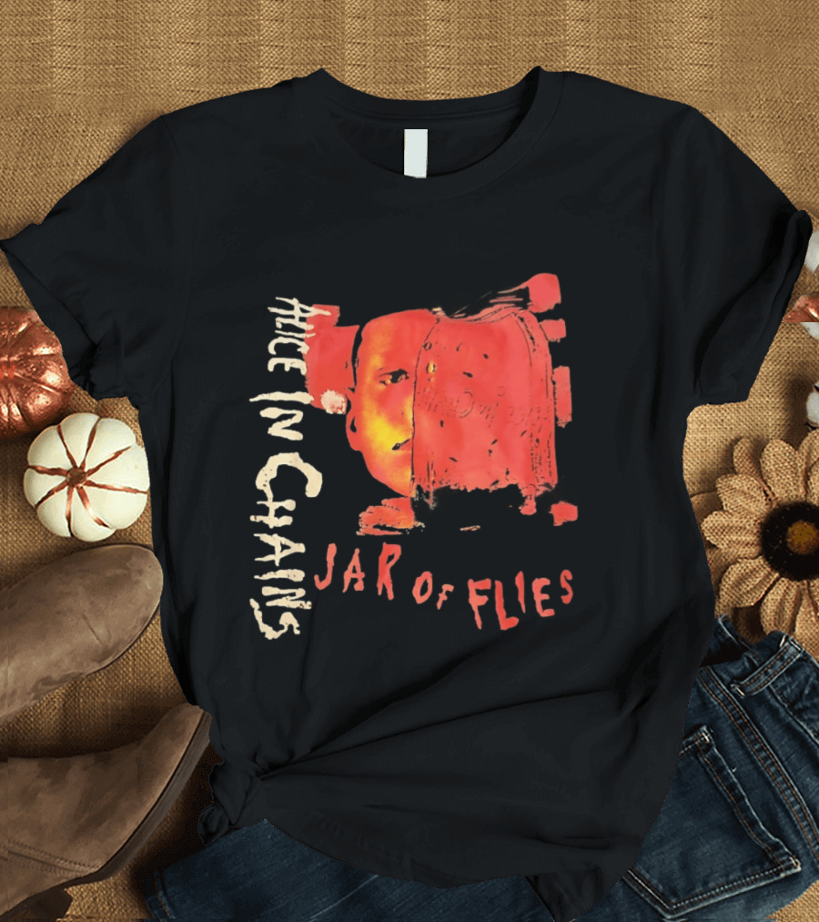 Alice In Chains Jar Of Flies Album Art Face T-Shirt