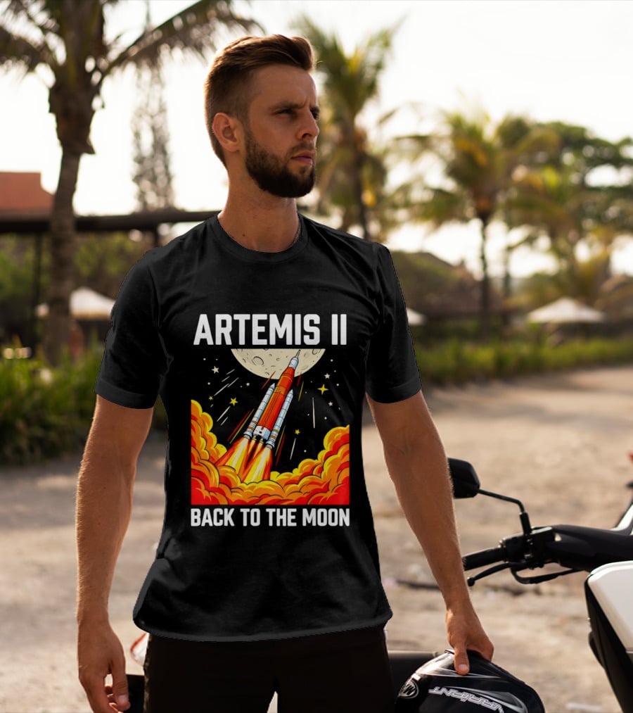Artemis II Moon Mission Rocket Launch Back To The Moon T-Shirt