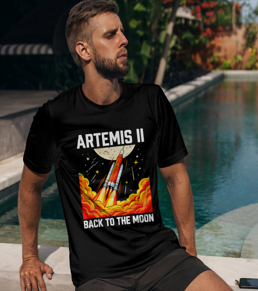 Artemis II Moon Mission Rocket Launch Back To The Moon T-Shirt