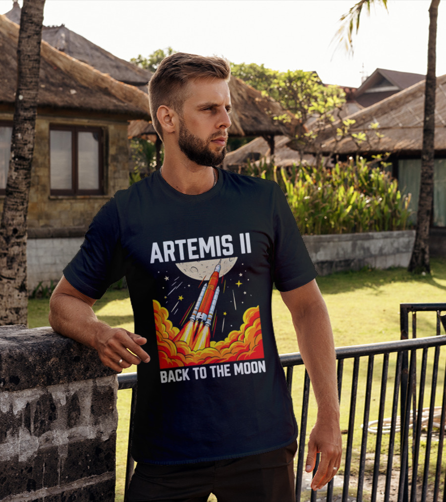 Artemis II Moon Mission Rocket Launch Back To The Moon T-Shirt