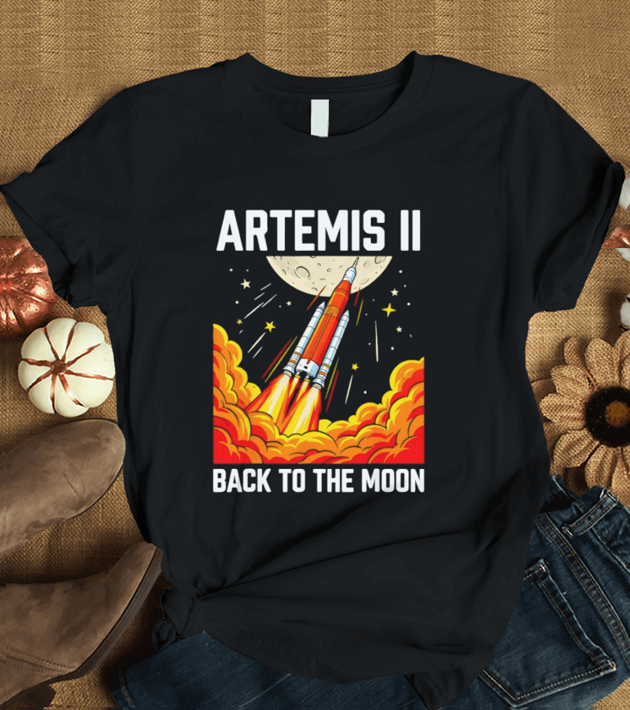 Artemis II Moon Mission Rocket Launch Back To The Moon T-Shirt