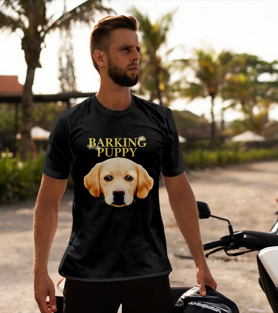 Barking Puppy Marley And Me Dog Labrador Retriever T-Shirt