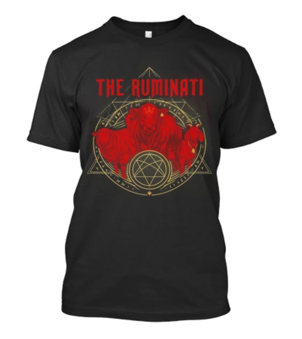 The Ruminati Illuminati Inspired Red Bull Sheep T-Shirt