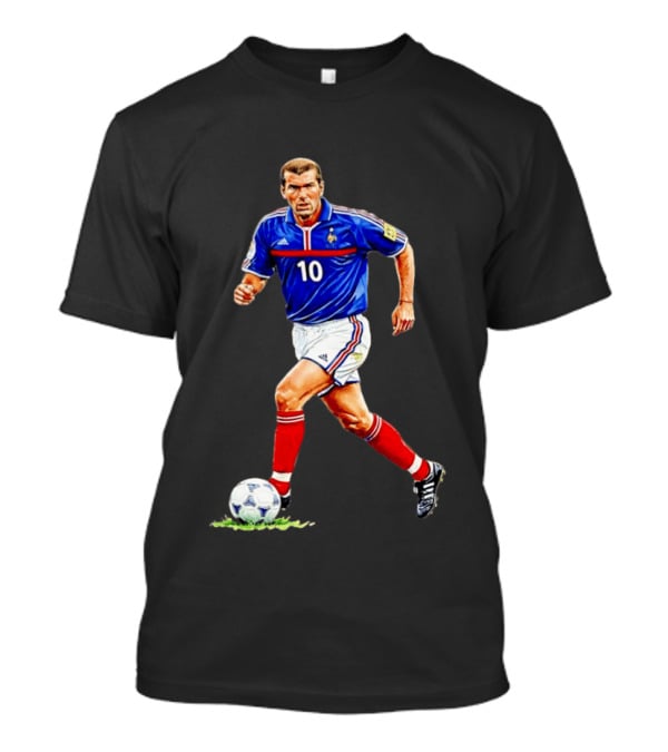 Zinédine Zidane France Football Number 10 World Cup 1998 T-Shirt