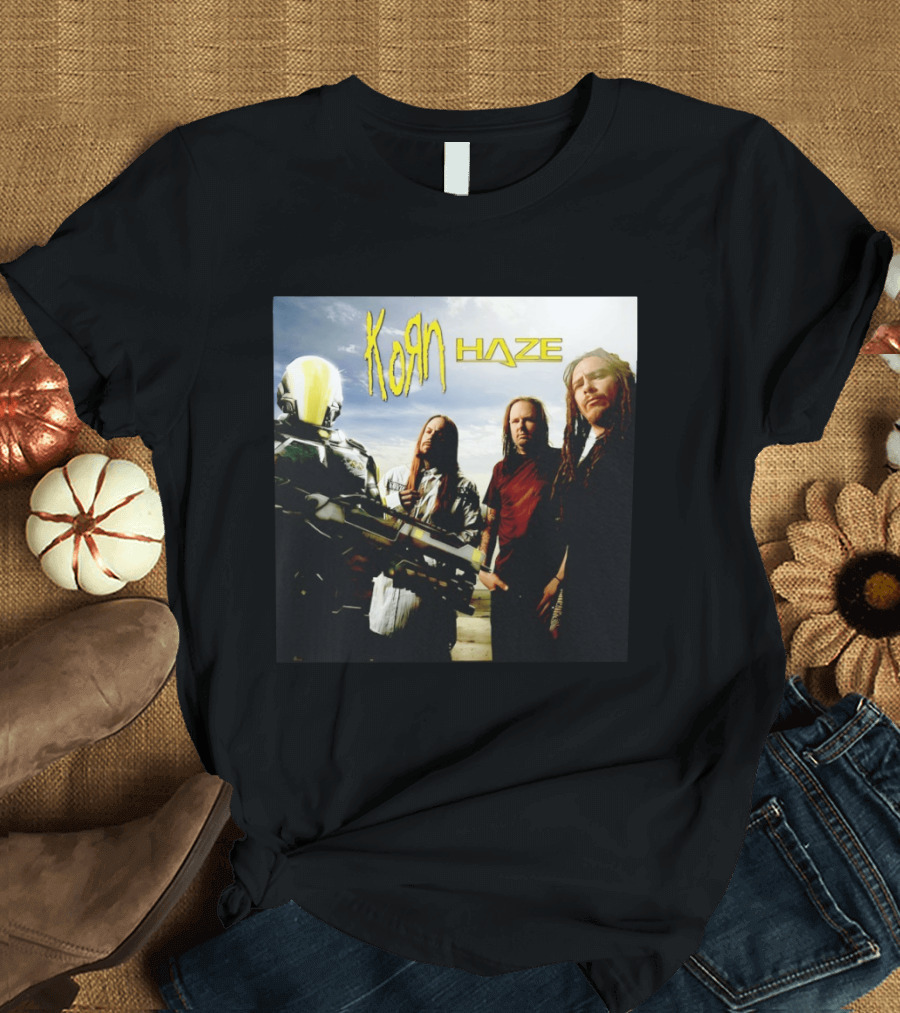 Korn Haze Band Members With Sci Fi Armor T-Shirt