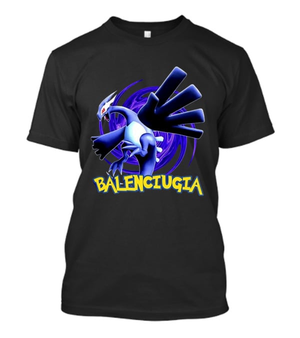 Lugia Balenciugia Fusion With Iconic Air Creature And Fashion Twist T-Shirt