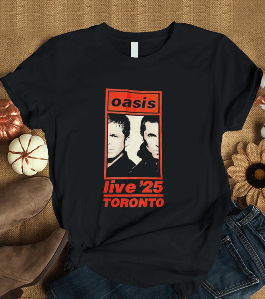 Oasis Live '25 Toronto Concert Event T-Shirt