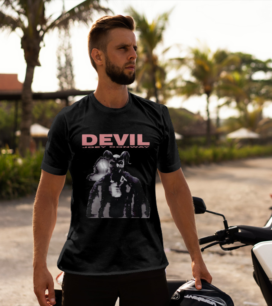 Devil Joey Conway Photographic Evidence Mysterious Horned Figure T-Shirt