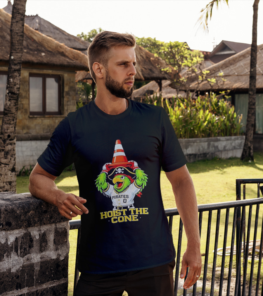Pirate Parrot Hoist The Cone Pittsburgh Pirates Baseball 2026 T-Shirt