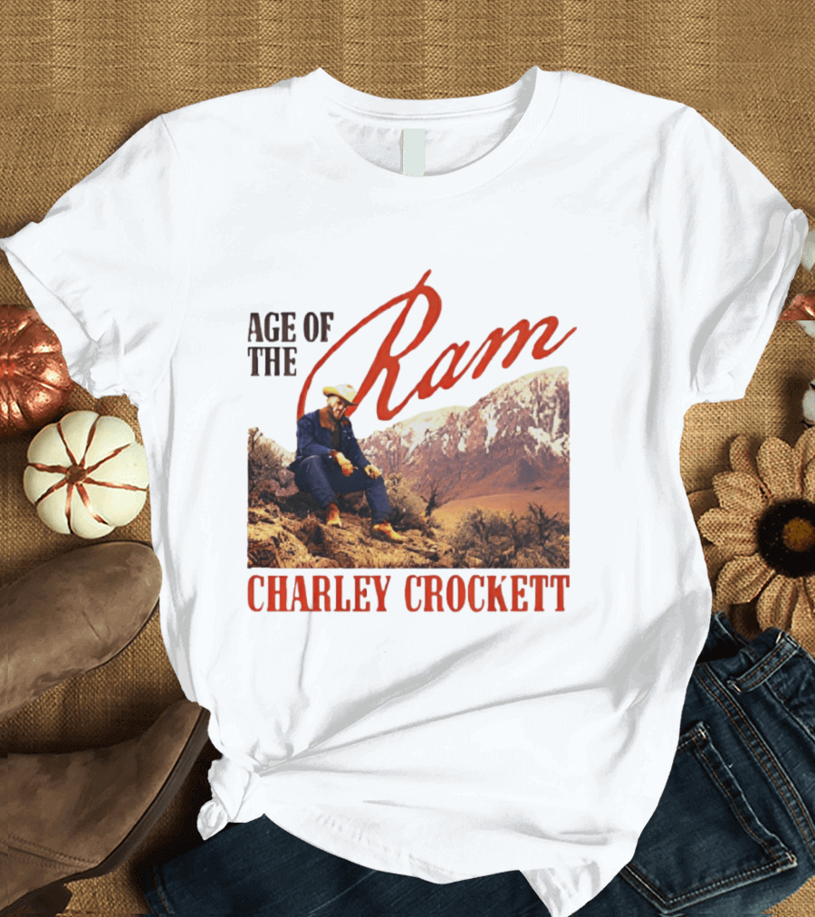 Age Of The Ram Western Style Charley Crockett Adventure T-Shirt